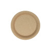 Assiette en carton kraft