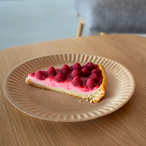 Petite assiette à dessert en carton kraft pas chère