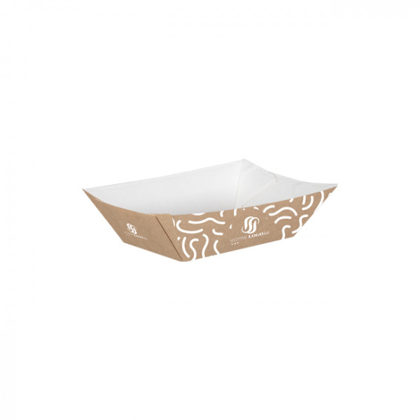 Barquette personnalisée en carton 480 g - Impression jusqu'à 4 couleurs