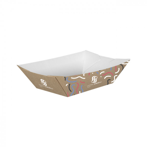 Barquette personnalisée en carton 1440 g - Impression jusqu'à 4 couleurs