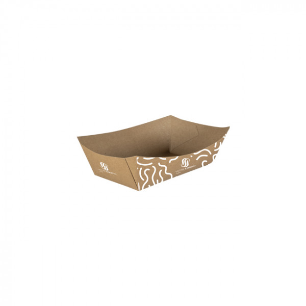 Barquette personnalisée en carton 130 mL - Impression jusqu'à 4 couleurs