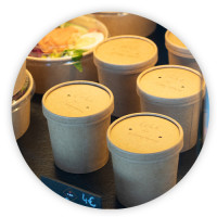 Pot à soupe en carton