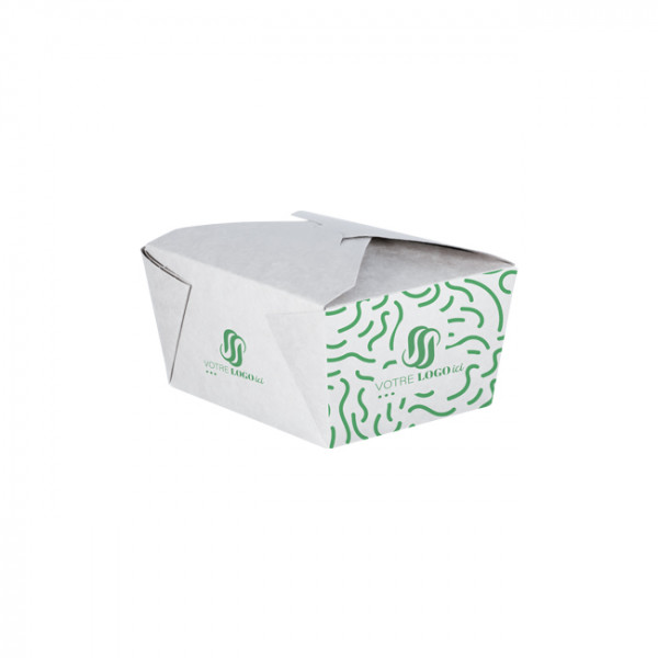 Boîte rectangulaire personnalisée en carton 880 mL - Impression jusqu'à 4 couleurs