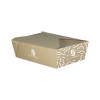 Boîte rectangulaire personnalisée en carton kraft 1980 mL - Impression jusqu'à 4 couleurs