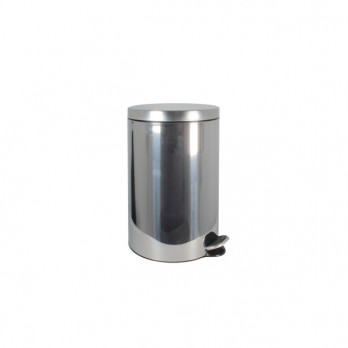Poubelle à pédale 20 L - Inox