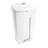 Conteneur mobile à pédale 125 L blanc