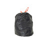 Sac-poubelle 50 L noir supérieur avec liens coulissants