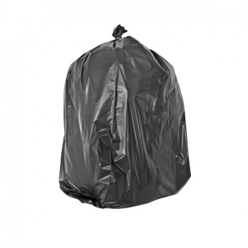 Sac-poubelle 110 L noir renforcé avec lien à nouer