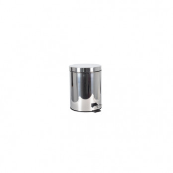 Poubelle à pédale 5 L - Inox