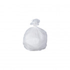 Sac-poubelle 10 L blanc standard HD avec lien à nouer