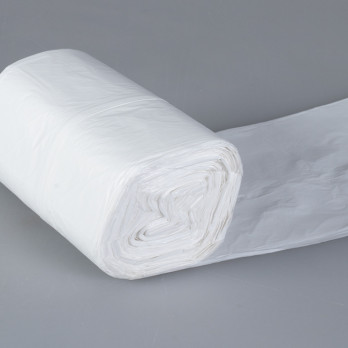 Sac-poubelle 10 L blanc standard HD avec lien à nouer