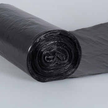 Sac-poubelle 50 L noir standard HD avec lien à nouer