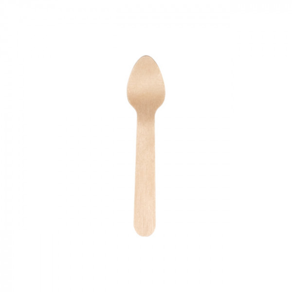Mini cuillère en bois 9,6 cm - Couverts en bois