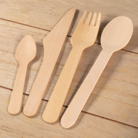 Fournisseur vaisselle jetable couverts en bois