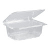 Barquette PET 1000 mL avec couvercle attenant