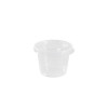 Pot à sauce transparent avec couvercle - 30 mL