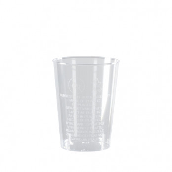 Verrine ronde réutilisable transparente 7 cL