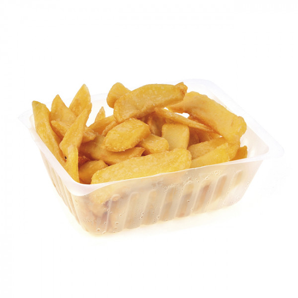 Barquette charcutière translucide pour les frites 500 mL