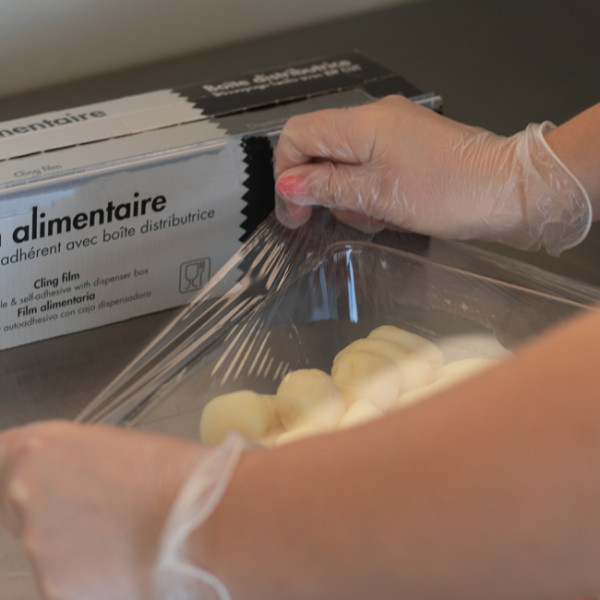 boîte distributrice film étirable alimentaire 0,45 x 300 m