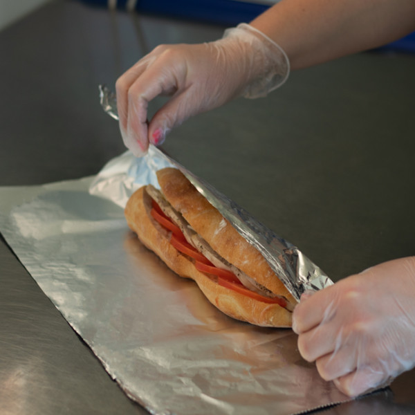 Papier aluminium en rouleau pour sandwich