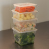 Boîte séparable réutilisable en PP 1800g - Barquettes, boîtes, pots, bols, pot soupe kraft 480mL.