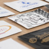 Lingettes publicitaires rafraîchissantes, logo 1-3 couleurs / Lingettes rafraîchissantes personnalisées.