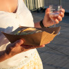 Barquettes en carton kraft brun pour foodtruck 680 mL