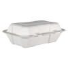Boîte repas rectangulaire en fibres végétales 1000 mL