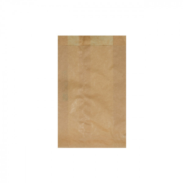 Sac croissant en papier kraft 12 + 5 x 20 cm
