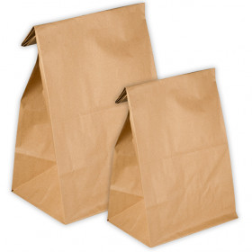 Sacs en papier kraft sans poignées