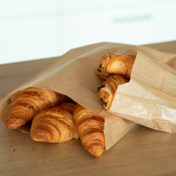 Sachets viennoiseries en papier kraft