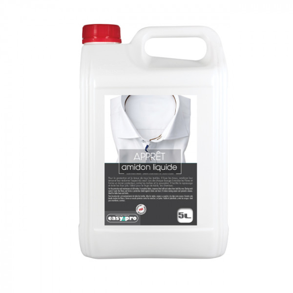 Bidon de 5 L d'apprêt amidon liquide professionnel