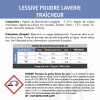 Lessive en poudre professionnelle pour laverie automatique