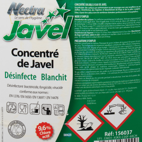 deterquat cl96 bidon 5 L javel 9 6 B80009 concentre de javel 9 6 5 l deterquat cl96 bidon 5 l javel 9 6 b80009 deterquat cl96 bidon 5 L javel 9 6 B80009 1 2.