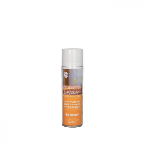 Aérosol destructeur d'odeurs Mandarine 500 mL - Parfum agrume