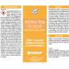 Aerosol destructeur d'odeur parfum mandarine 500 ml B50021B.