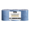 Maxi bobine 2 plis - Ouate recyclée bleue - Bobine essuyage