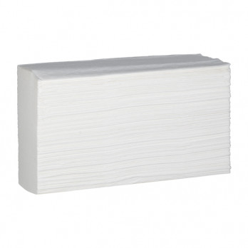 Essuie-mains enchevêtré plié W - Pure ouate 3 plis - 15 x 125 feuilles 22,5 x 32 cm
