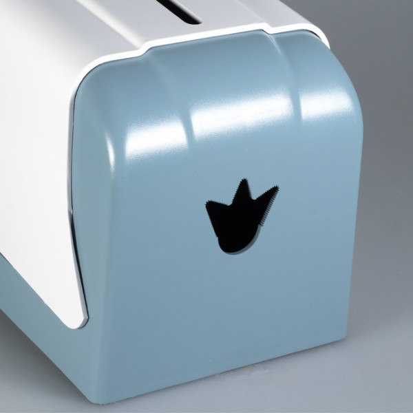 Dérouleur papier toilette mini jumbo + papier. Gel d'atelier 5L pour mains non inclus.