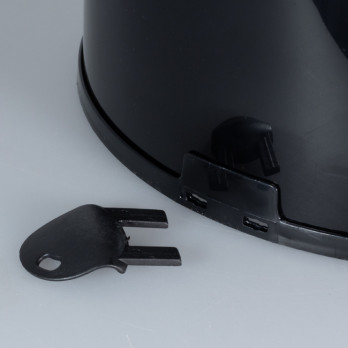 Dérouleur de papier toilette mini jumbo - Plastique ABS Noir