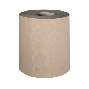 Maxi bobine 2 plis - Ouate recyclée havane - 112 m