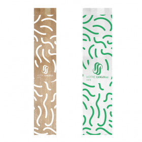 Sachets baguettes en papier personnalisés Thouy.net