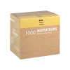 Boîte de 1000 agitateurs en bois 11 cm - Accessoire pour boissons.