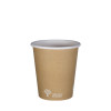 Gobelet carton kraft 8 Oz sans plastique