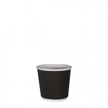Gobelet carton triple paroi noir 4 Oz