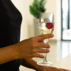 Flute à champagne réutilisable en plastique transparent personnalisée 15 cl