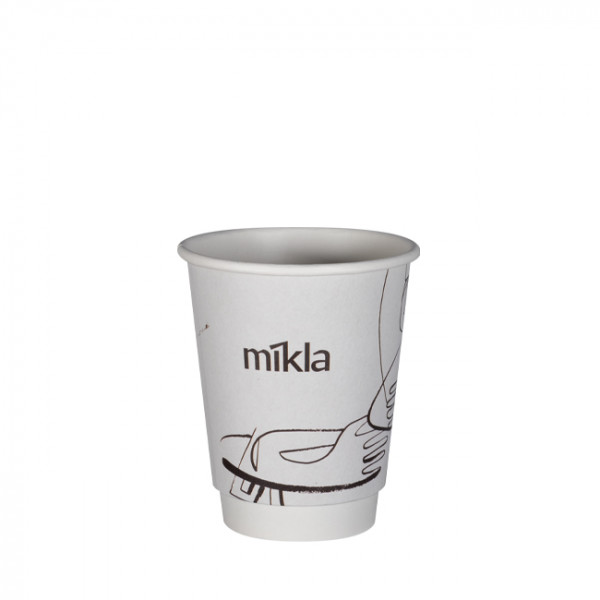 gobelet carton personnalisé couleurs illimitées 8 oz 25 cl double paroi 100G020 impression Mikla Mouthfeel Baby La Place