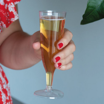 Flûte à champagne réutilisable 15 cL