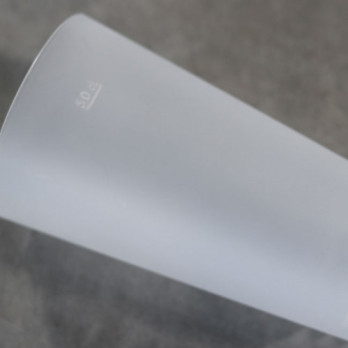 Gobelet réutilisable translucide neutre 60 cL jaugé à 50 cL