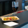 verre à vin réutilisable plastique transparent 30 cl